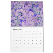 Calendrier floral 2023 Aquarelle (Feb 2027)