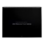 Calendrier floral 2023 Aquarelle (Protection)
