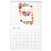 Calendrier floral 2024 (Mar 2027)