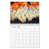 Calendrier floral 2024 (Jan 2027)