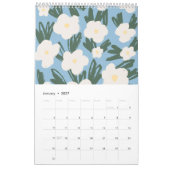 Calendrier floral 2024 (Jan 2027)