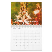 Calendrier floral 2024 (Mar 2027)