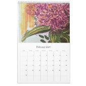 Calendrier floral 2025 (Feb 2027)