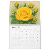 Calendrier Floral 2026 - Illustrations botaniques colorées (Feb 2027)