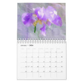 Calendrier floral artistique (Jan 2026)