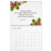 Calendrier Floral Bible Verse Wall Calendar 2026 (Jan 2026)