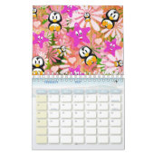 Calendrier Floral coloré 2021 (Feb 2027)