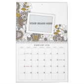 Calendrier floral d'album de Paisley (Feb 2026)