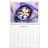 Calendrier floral d'aquarelle (Jan 2027)
