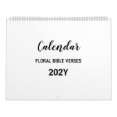 Calendrier floral du couplet de la Bible (Protection)