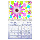 Calendrier Floral Elephant Flowers 2021 (Jan 2027)