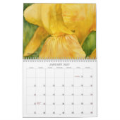Calendrier Floral Fleurs Jaunes (Jan 2027)