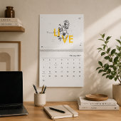Calendrier floral inspirant 2025