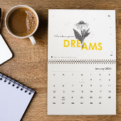 Calendrier floral inspirant 2025