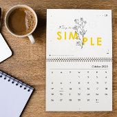 Calendrier floral Inspirationnel 2025