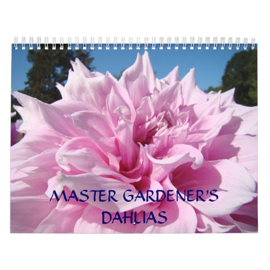 CALENDRIER FLORAL Master Gardener's Dahlias Cadeau (Protection)