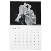 Calendrier Floral noir & blanc et vie morte (Jan 2027)
