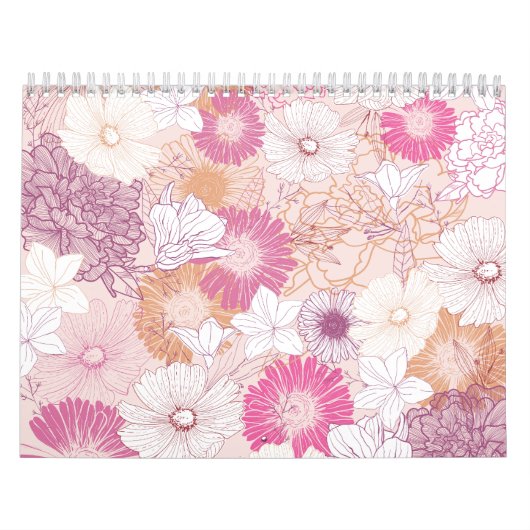 Calendrier Floral Sans Couture (Protection)