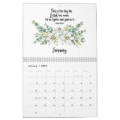 Calendrier Floral Scripture Calendar  (Jan 2027)