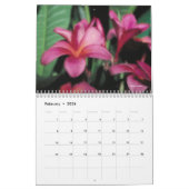 Calendrier Flore tropicale hawaïenne Art (Feb 2026)