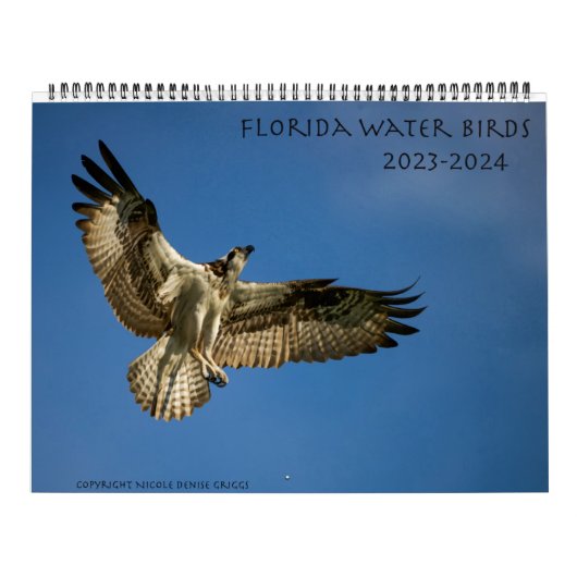 Calendrier Florida Water Birds Calendar 2023-2024 (Protection)