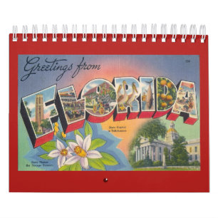 Calendrier FLORIDE, une année vintage