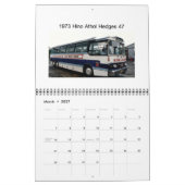 Calendrier Flotte d'autobus et d'autocars de Kirklands (Mar 2027)