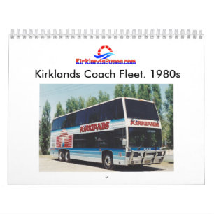 Calendrier Flotte d'autobus et d'entraîneur de Kirklands