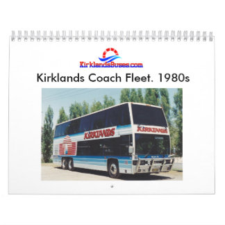 Calendrier Flotte d'autobus et d'entraîneur de Kirklands
