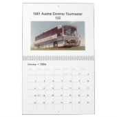 Calendrier Flotte d'autobus et d'entraîneur de Kirklands (Jan 2026)
