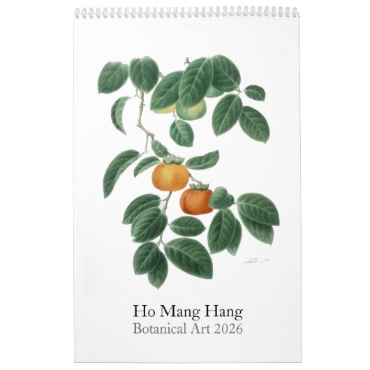 Calendrier Flower calendar by Ho Mang Hang 2026 (Protection)