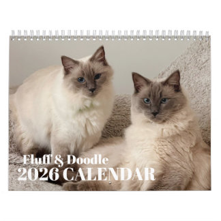 Calendrier Fluff & Doodle 2026