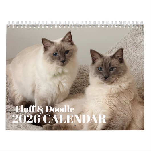 Calendrier Fluff & Doodle 2026 (Protection)