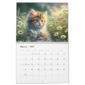 Calendrier Fluffy Cute Kittens (Feb 2027)