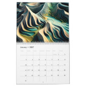 Calendrier Flux fractal (Jan 2027)