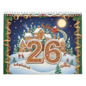 Calendrier Focus on the visual style and the unique Christmas (Protection)