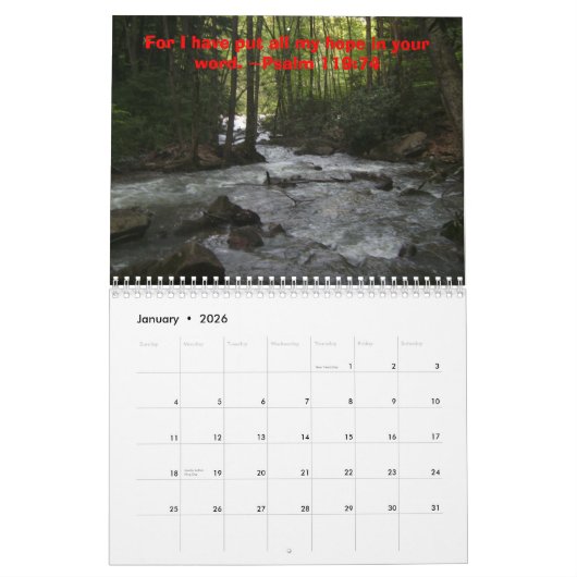 Calendrier Foi et amour 2009 d'espoir (Jan 2026)