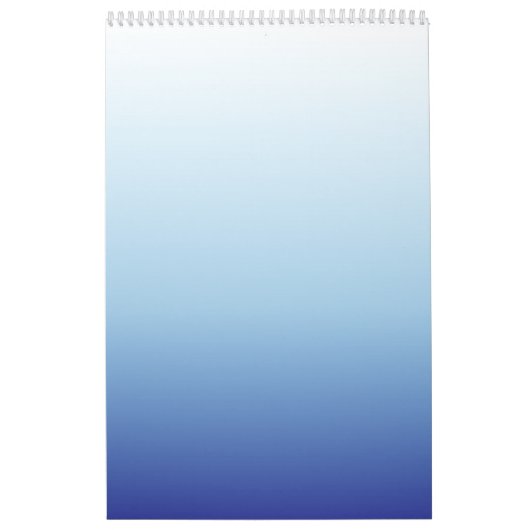 Calendrier Fond dégradé bleu minimal (Protection)