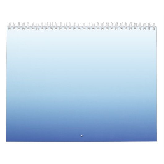 Calendrier Fond dégradé bleu minimal (Protection)