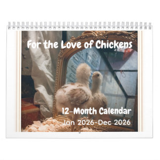 Calendrier For the Love of Chickens 2026 Calendar