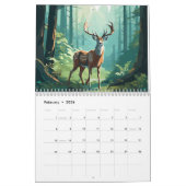 Calendrier Forest Deers 2026 (Feb 2026)