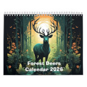Calendrier Forest Deers 2026 (Protection)