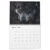 Calendrier Forêt de loups en colère (Feb 2026)