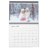 Calendrier Forêt de pingouins Ajouter vos propres photos (Jan 2027)