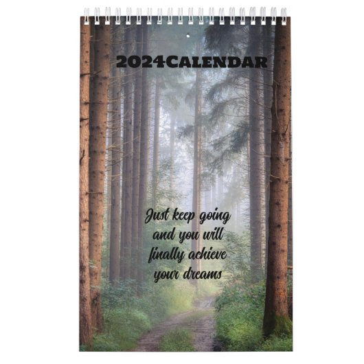 Calendrier Forêt de quatre saisons 2024 (Protection)