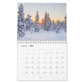 Calendrier Forêt de quatre saisons 2024 (Jan 2026)