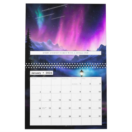 Calendrier Forêt enchantée (Jan 2026)