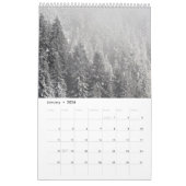Calendrier Forêt gelée 2023 (Jan 2026)