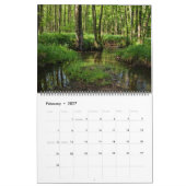 Calendrier Forêt verte (Feb 2027)