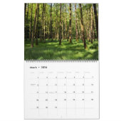 Calendrier Forêt verte (Mar 2026)